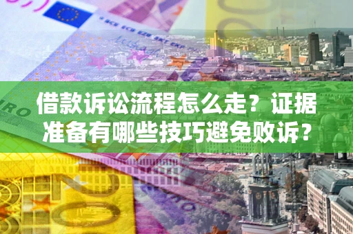 武汉借款诉讼流程怎么走？证据准备有哪些技巧避免败诉？