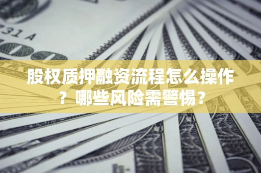 武汉股权质押融资流程怎么操作？哪些风险需警惕？