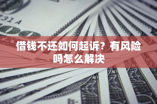 武汉借钱不还如何起诉？有风险吗怎么解决