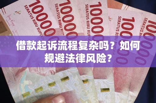 武汉借款起诉流程复杂吗？如何规避法律风险？