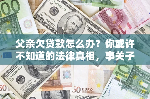 武汉父亲欠贷款怎么办？你或许不知道的法律真相，事关子女未来