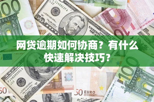 武汉网贷逾期如何协商？有什么快速解决技巧？