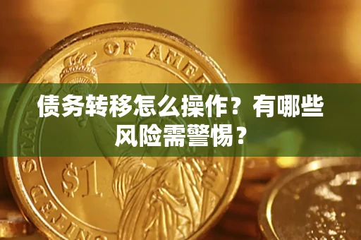 武汉债务转移怎么操作？有哪些风险需警惕？