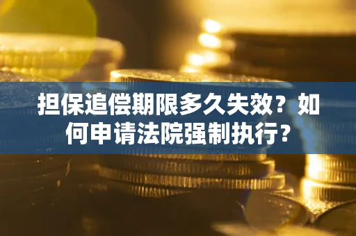 武汉担保追偿期限多久失效？如何申请法院强制执行？