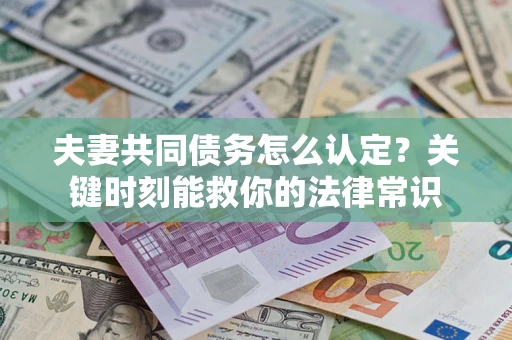 武汉夫妻共同债务怎么认定？关键时刻能救你的法律常识